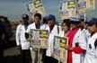 Doctors strike in front of Suvarna Soudha against KPME Bill